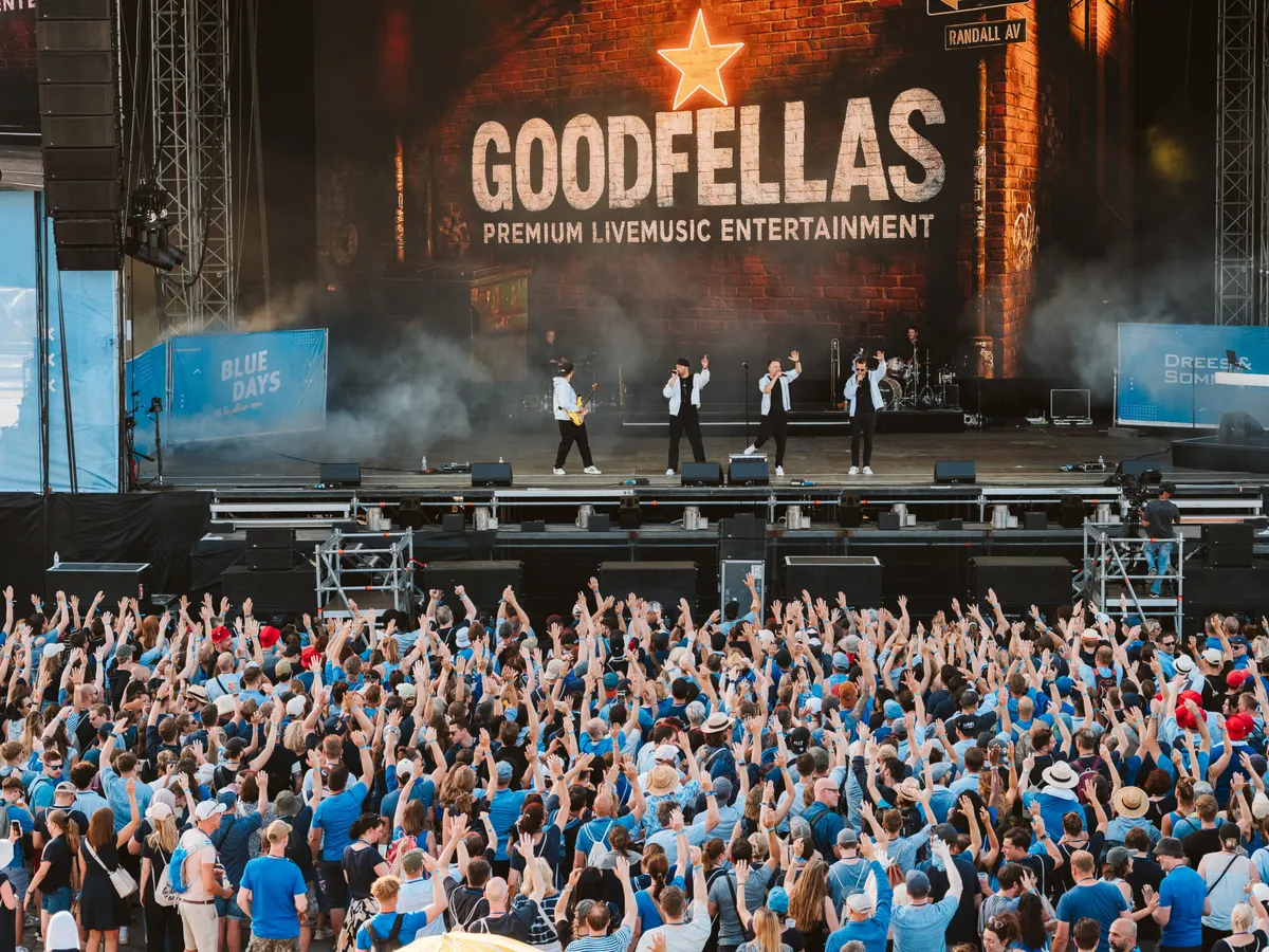 Gemeinsames Konzert der Goodfellas in der Galerie Stuttgart.